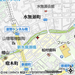 愛知県瀬戸市瘤木町87-5周辺の地図