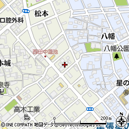 愛知県清須市西田中蓮池30周辺の地図
