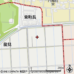 愛知県あま市森中坪周辺の地図