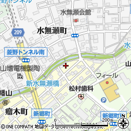 愛知県瀬戸市瘤木町87-2周辺の地図