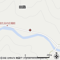 兵庫県朝来市田路497周辺の地図