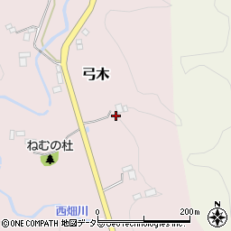 千葉県夷隅郡大多喜町弓木535周辺の地図