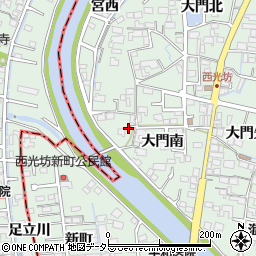 愛知県稲沢市平和町西光坊大門南1045周辺の地図