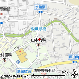 愛知県瀬戸市原山町151-1周辺の地図