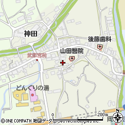 愛知県豊田市武節町ソト田周辺の地図