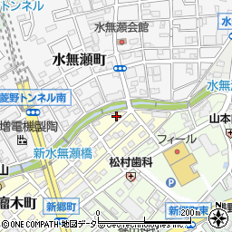 愛知県瀬戸市瘤木町87-4周辺の地図