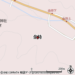 鳥取県日野郡日野町金持周辺の地図