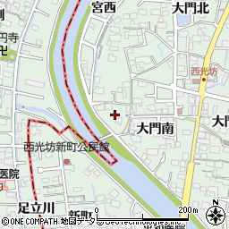 愛知県稲沢市平和町西光坊大門南1042周辺の地図
