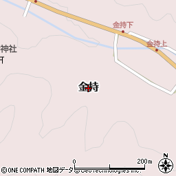 鳥取県日野町（日野郡）金持周辺の地図