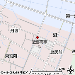 愛知県稲沢市今村町鳥居前1周辺の地図