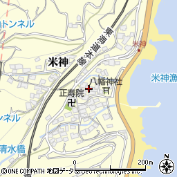 神奈川県小田原市米神465周辺の地図