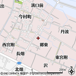 愛知県稲沢市今村町郷東周辺の地図