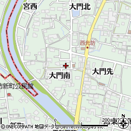 愛知県稲沢市平和町西光坊大門南1003周辺の地図