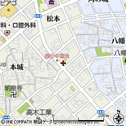株式会社ミノヤランチサービス　名古屋西店周辺の地図