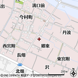 愛知県稲沢市今村町（郷東）周辺の地図