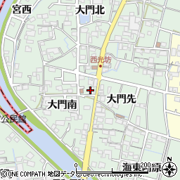 愛知県稲沢市平和町西光坊大門南994周辺の地図