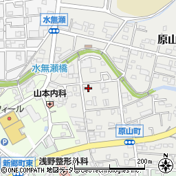 愛知県瀬戸市原山町167周辺の地図