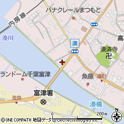 千葉県富津市湊46周辺の地図