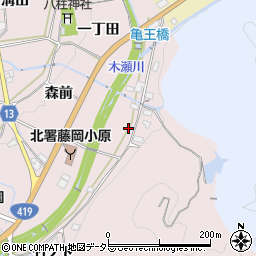 愛知県豊田市木瀬町高曽周辺の地図
