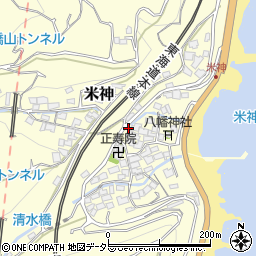 神奈川県小田原市米神455周辺の地図