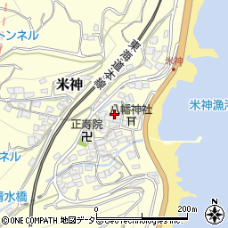 神奈川県小田原市米神461周辺の地図