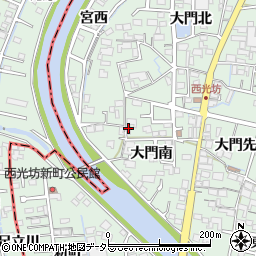愛知県稲沢市平和町西光坊大門南1022周辺の地図