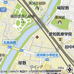 愛知県清須市清洲2732周辺の地図
