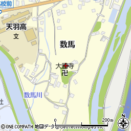 千葉県富津市数馬171周辺の地図