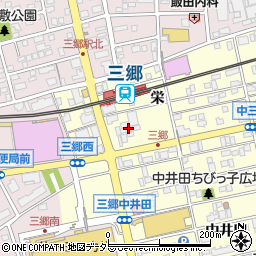 瀬戸信用金庫三郷支店周辺の地図