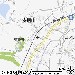 静岡県富士宮市安居山825周辺の地図