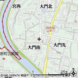 愛知県稲沢市平和町西光坊大門南1006周辺の地図