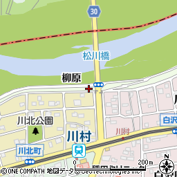 愛知県名古屋市守山区川柳原周辺の地図