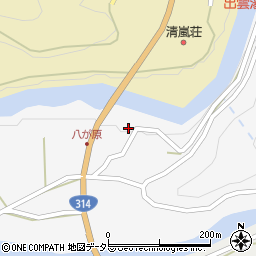 島根県雲南市木次町湯村1354-3周辺の地図