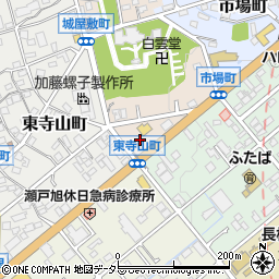 愛知県瀬戸市城屋敷町49周辺の地図