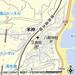 神奈川県小田原市米神458周辺の地図
