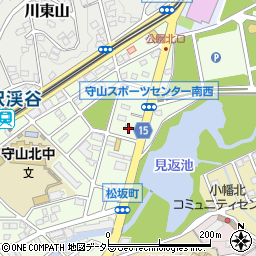 愛知県名古屋市守山区松坂町215周辺の地図