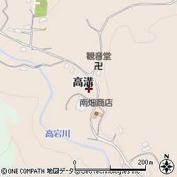 千葉県富津市高溝周辺の地図