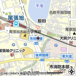 愛知県尾張旭市東大道町原田2567-13周辺の地図