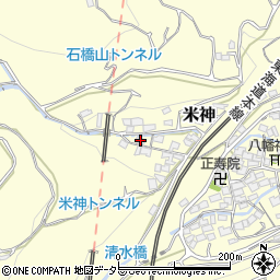 神奈川県小田原市米神250周辺の地図