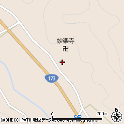 京都府船井郡京丹波町妙楽寺風呂ノ本周辺の地図