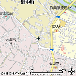 静岡県富士宮市野中町810周辺の地図