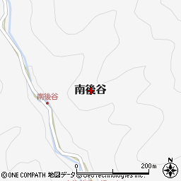 滋賀県犬上郡多賀町南後谷周辺の地図