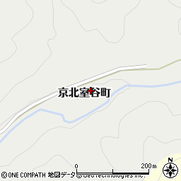 京都府京都市右京区京北室谷町周辺の地図