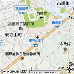 愛知県瀬戸市城屋敷町48周辺の地図