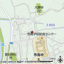 兵庫県丹波市市島町上垣390周辺の地図