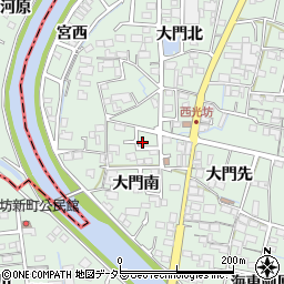 愛知県稲沢市平和町西光坊大門南1009周辺の地図