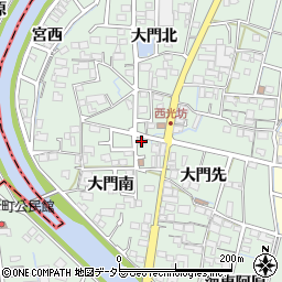 愛知県稲沢市平和町西光坊大門南999周辺の地図