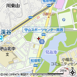愛知県名古屋市守山区松坂町215-1周辺の地図
