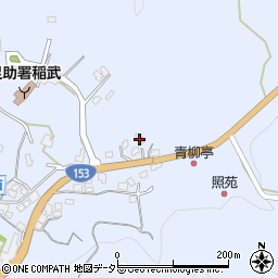 愛知県豊田市稲武町小井沢周辺の地図