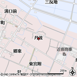 愛知県稲沢市今村町丹波周辺の地図